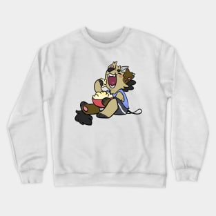 Popcorn eatin' doggo Crewneck Sweatshirt